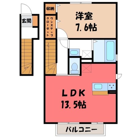 グレイスコート岡本 Aの物件間取画像